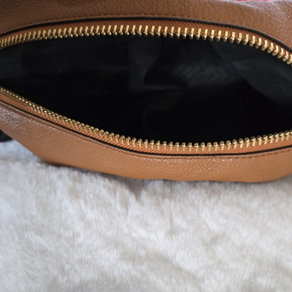 Rebecca Minkoff Bryn Large Double Zip Hobo Chestnut Brown Shoulder Bag - EUC - Picture 12 of 16